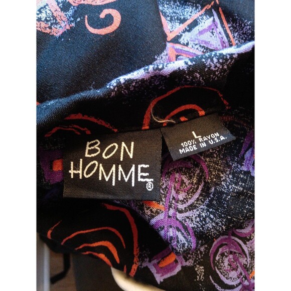 Vintage Legendary Bon Homme  Shirt Made in USA LARGE 16 16.5 - Picture 4 of 4